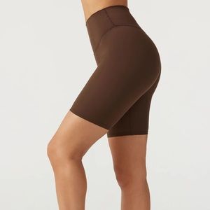 NWT THE BIKER SHORT - JOAH BROWN SZ S/M - Sueded Umber